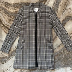 Plaid Top Coat / Blazer